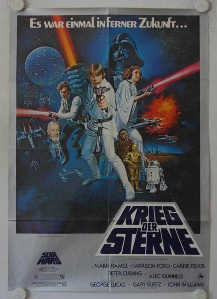 Star Wars original release german movie poster